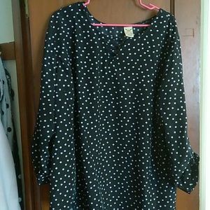Polka dot blouse